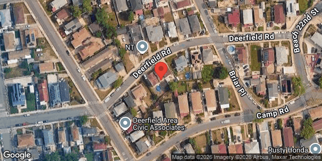 Aerial map of 24-19 DEERFIELD ROAD, Queens