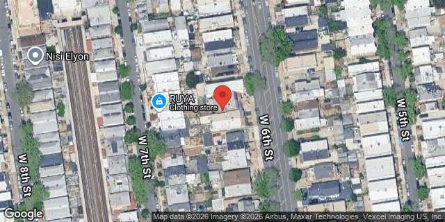 Aerial map of 2036 WEST 6 STREET, Brooklyn