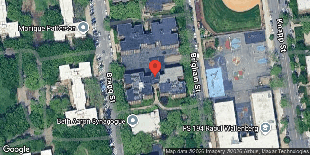Aerial map of 2212 BRIGHAM STREET, Brooklyn