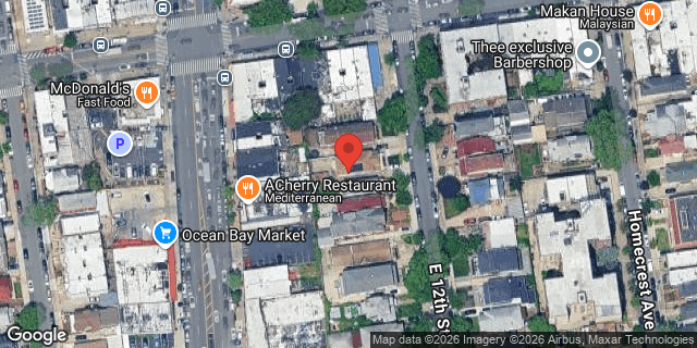 Aerial map of 2118 EAST 12 STREET, Brooklyn