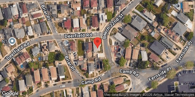 Aerial map of 22-01 DEERFIELD ROAD, Queens