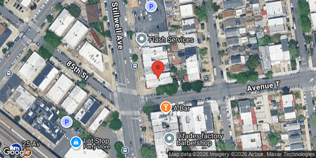 Aerial map of 1991 STILLWELL AVENUE, Brooklyn