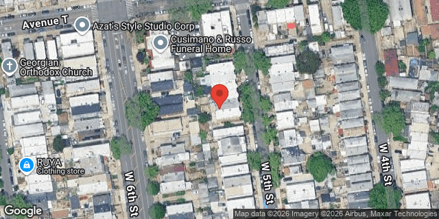 Aerial map of 2026 WEST 5 STREET, Brooklyn