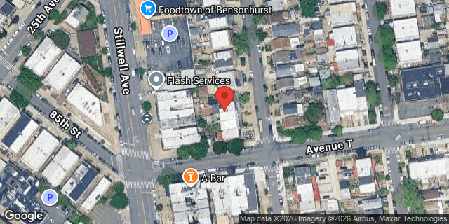 Aerial map of 1988 WEST 13 STREET, Brooklyn