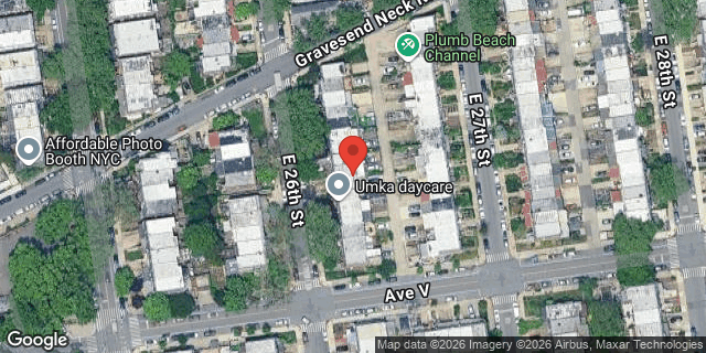 Aerial map of 2169 EAST 26 STREET, Brooklyn