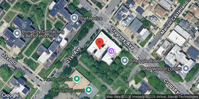 Aerial map of 2100 CROPSEY AVENUE, Brooklyn