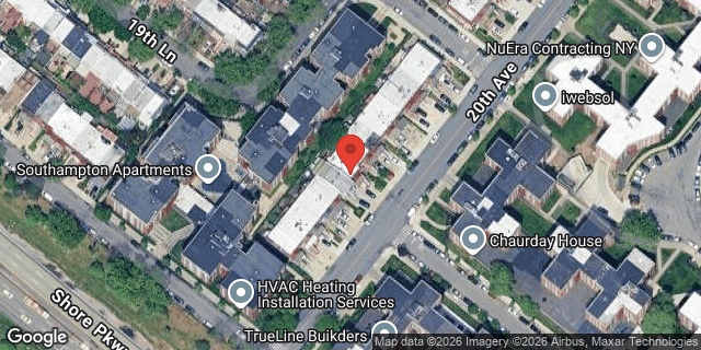 Aerial map of 8898 20 AVENUE, Brooklyn
