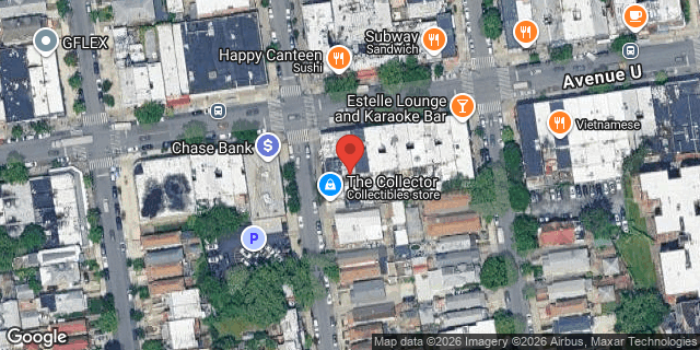 Aerial map of 1804 AVENUE U, Brooklyn