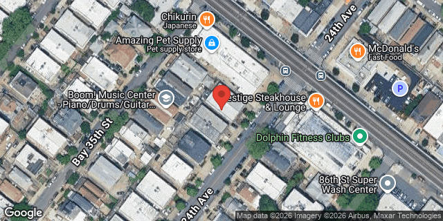 Aerial map of 8616 24 AVENUE, Brooklyn