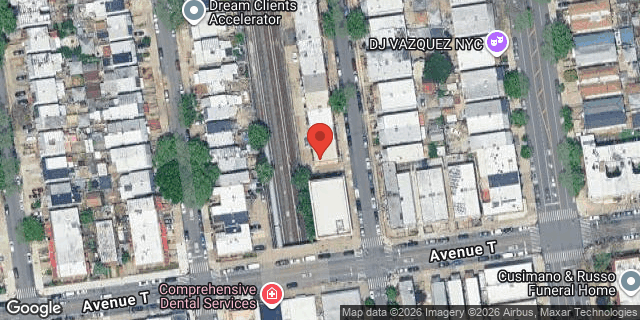 Aerial map of 1982 WEST 7 STREET, Brooklyn