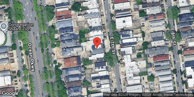 Aerial map of 2108 EAST 7 STREET, Brooklyn