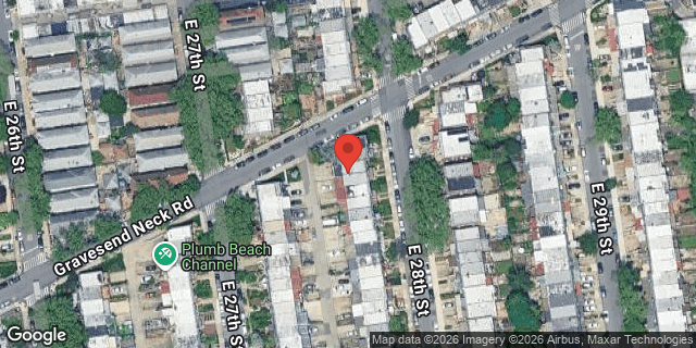 Aerial map of 2140 EAST 28 STREET, Brooklyn