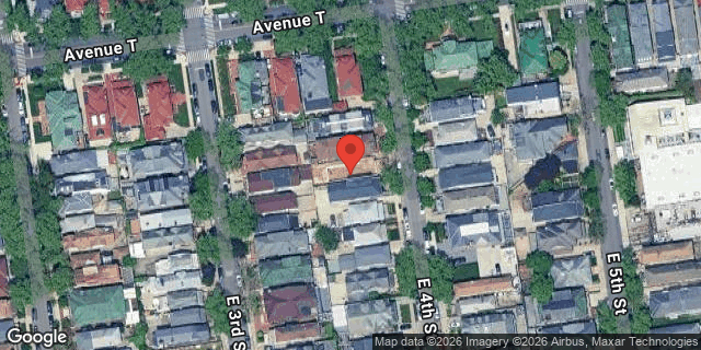 Aerial map of 2090 EAST 4 STREET, Brooklyn