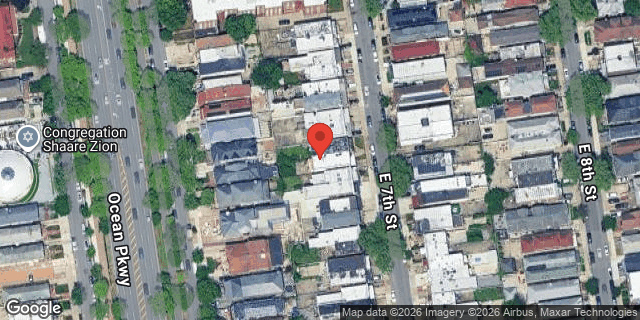 Aerial map of 2100 EAST 7TH STREET, Brooklyn