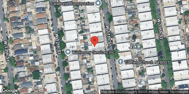 Aerial map of 1954 WEST 11 STREET, Brooklyn