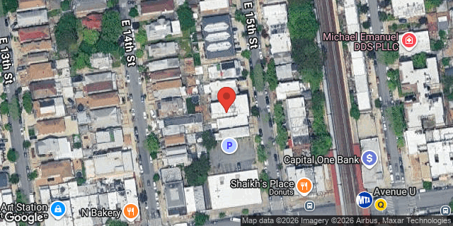 Aerial map of 2066 EAST 15 STREET, Brooklyn
