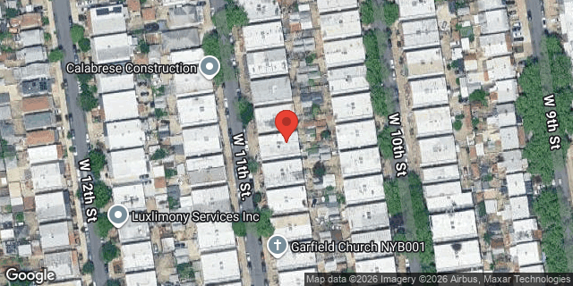 Aerial map of 1945 WEST 11 STREET, Brooklyn