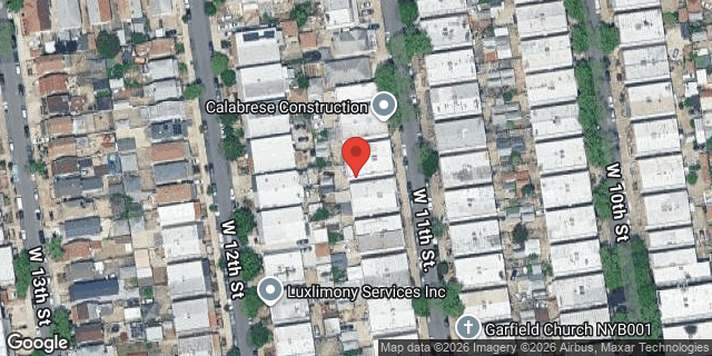 Aerial map of 1938 WEST 11 STREET, Brooklyn