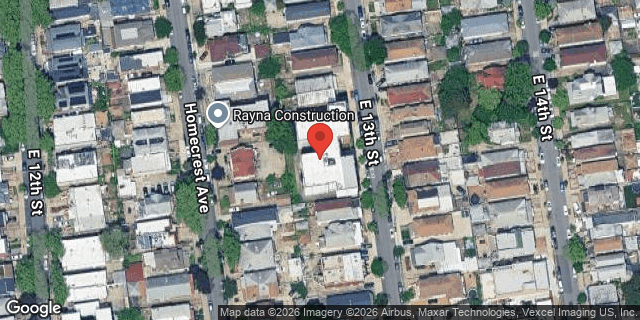Aerial map of 2044 EAST 13 STREET, Brooklyn