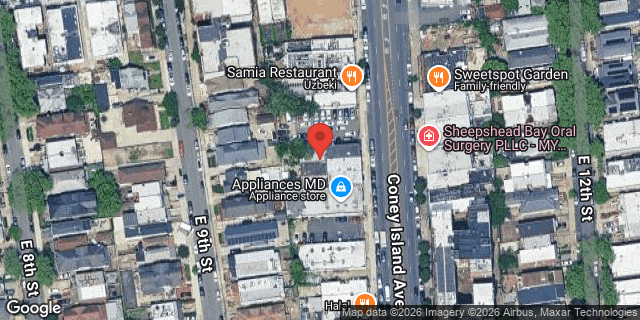 Aerial map of 2350 CONEY ISLAND AVENUE, Brooklyn