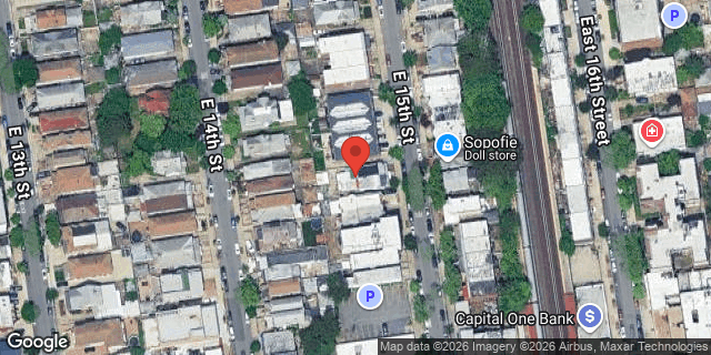 Aerial map of 2056 EAST 15 STREET, Brooklyn