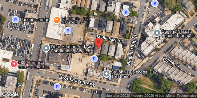 Aerial map of 8 MUHLEBACH COURT, Queens