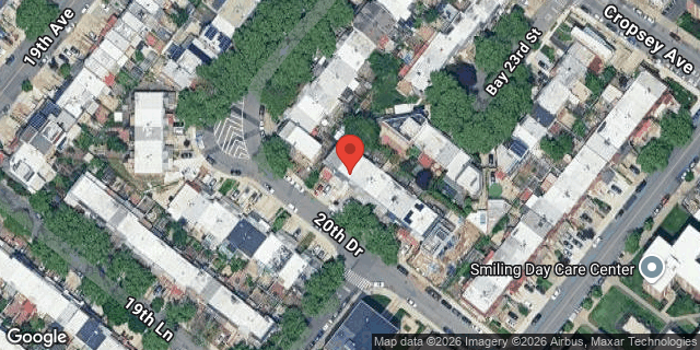 Aerial map of 1947 20 DRIVE, Brooklyn