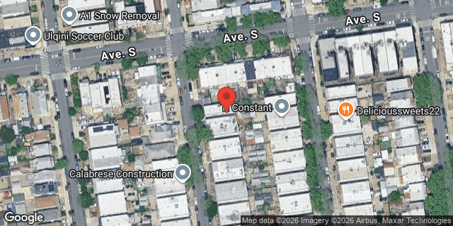 Aerial map of 1913 WEST 11 STREET, Brooklyn
