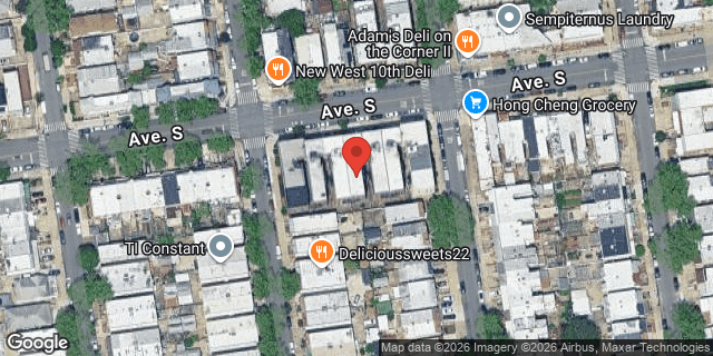 Aerial map of 110 AVENUE S, Brooklyn