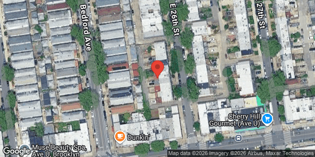 Aerial map of 2066 EAST 26 STREET, Brooklyn