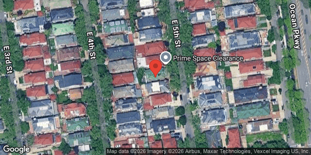Aerial map of 2036 EAST 5 STREET, Brooklyn