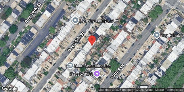 Aerial map of 275 BAY 20 STREET, Brooklyn