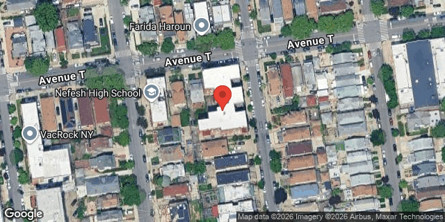 Aerial map of 1716 AVENUE T, Brooklyn