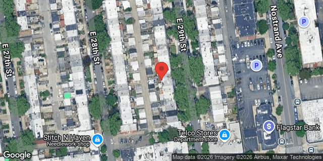 Aerial map of 2060 EAST 29 STREET, Brooklyn