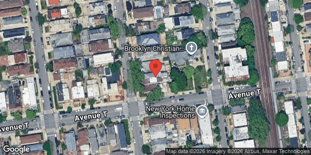 Aerial map of 1991 EAST 14 STREET, Brooklyn
