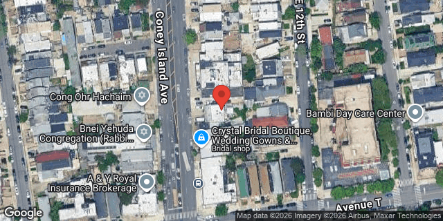 Aerial map of 2289 CONEY ISLAND AVENUE, Brooklyn