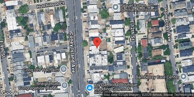 Aerial map of 2273 CONEY ISLAND AVENUE, Brooklyn
