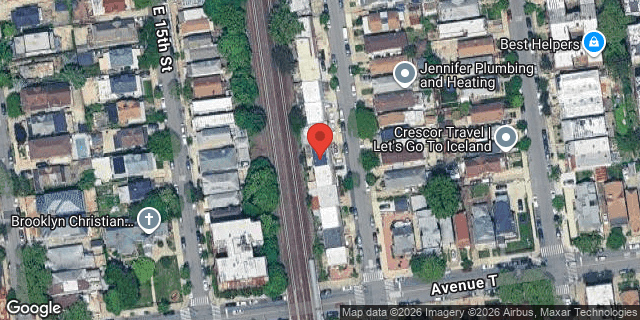 Aerial map of 1976 EAST 16 STREET, Brooklyn