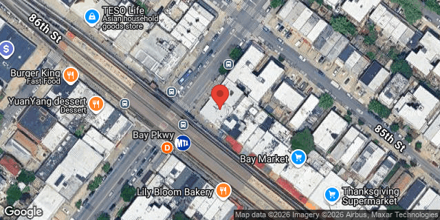 Aerial map of 2201 86 STREET, Brooklyn