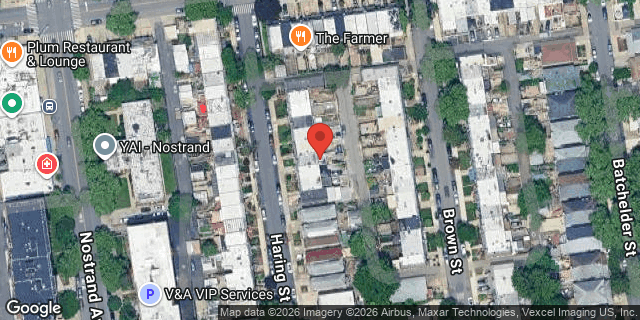 Aerial map of 2027 HARING STREET, Brooklyn