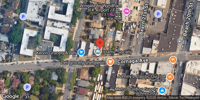 Aerial map of 21-16 CORNAGA AVENUE, Queens