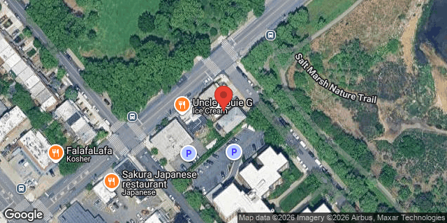 Aerial map of 2206 BURNETT STREET, Brooklyn