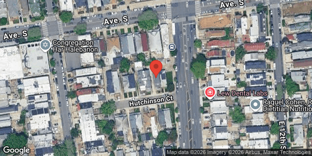 Aerial map of 933 HUTCHINSON COURT, Brooklyn