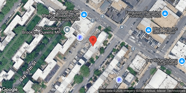 Aerial map of 8842 18 AVENUE, Brooklyn