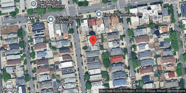 Aerial map of 1919 EAST 13 STREET, Brooklyn