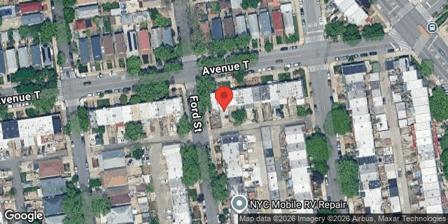 Aerial map of 3028 AVENUE T, Brooklyn
