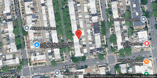 Aerial map of 1983 EAST 28 STREET, Brooklyn