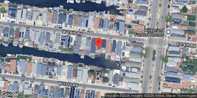Aerial map of 18 WEST 14 ROAD, Queens