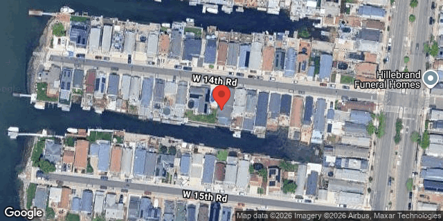 Aerial map of 26 WEST 14 ROAD, Queens