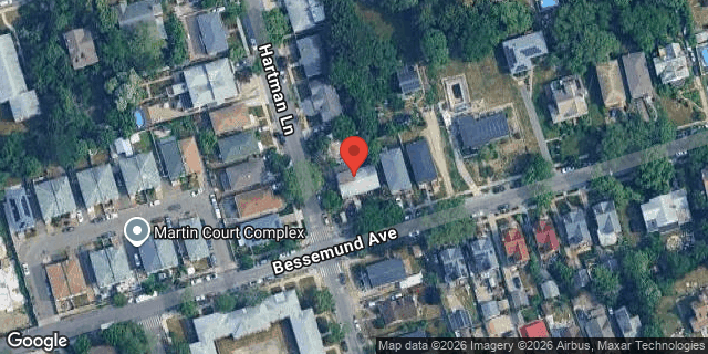 Aerial map of 25-66 BESSEMUND AVENUE, Queens